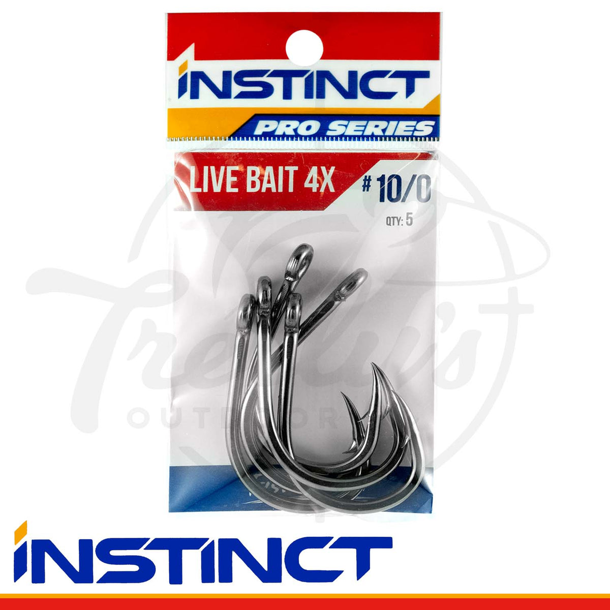 Instinct Pro Live Bait 4X Fishing Hook Trellys
