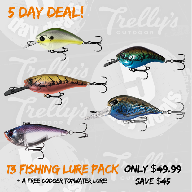 13 Fishing Lure Pack