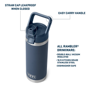 Yeti Rambler 18oz Straw Bottle
