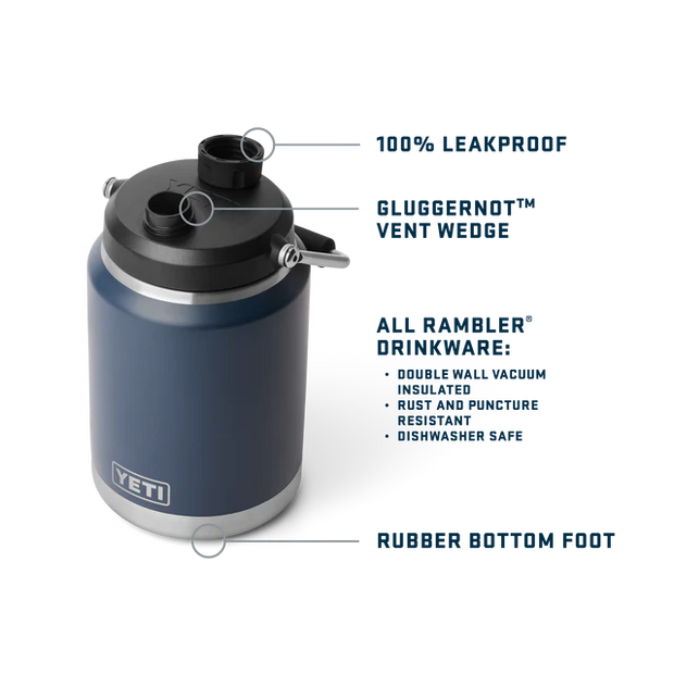 Yeti Rambler Half Gallon Jug 2.0