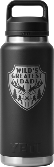 Yeti Rambler 36oz Bottle Chug Fathers Day Edition