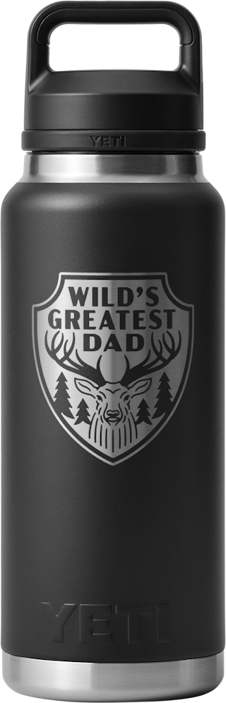 Yeti Rambler 36oz Bottle Chug Fathers Day Edition