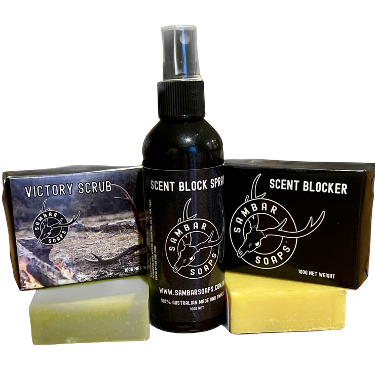 Sambar Soaps 3 Pack Soap Bar And Spray