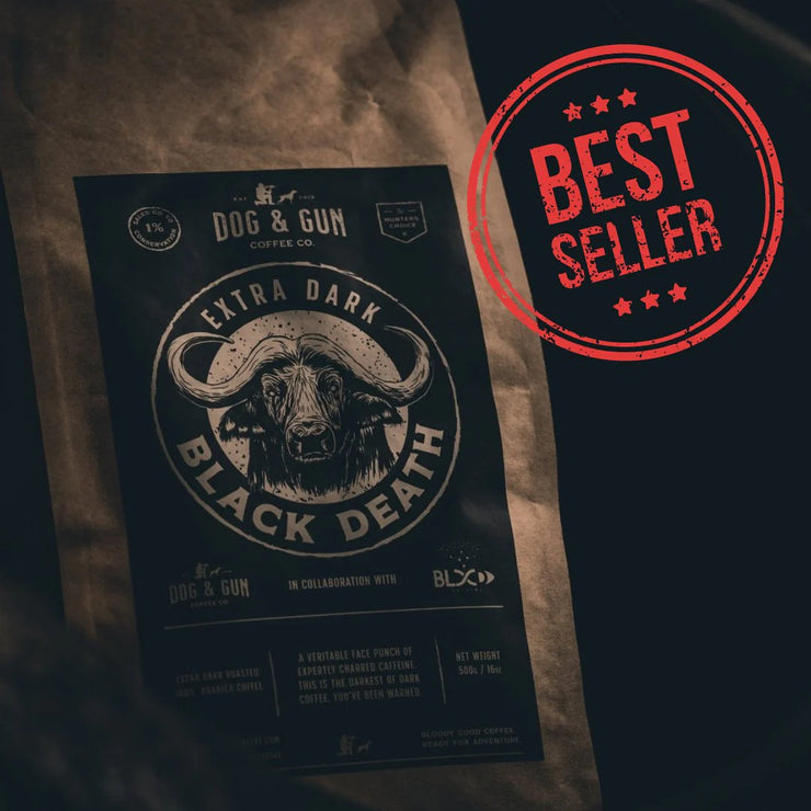 Dog & Gun Whole Bean Black Death