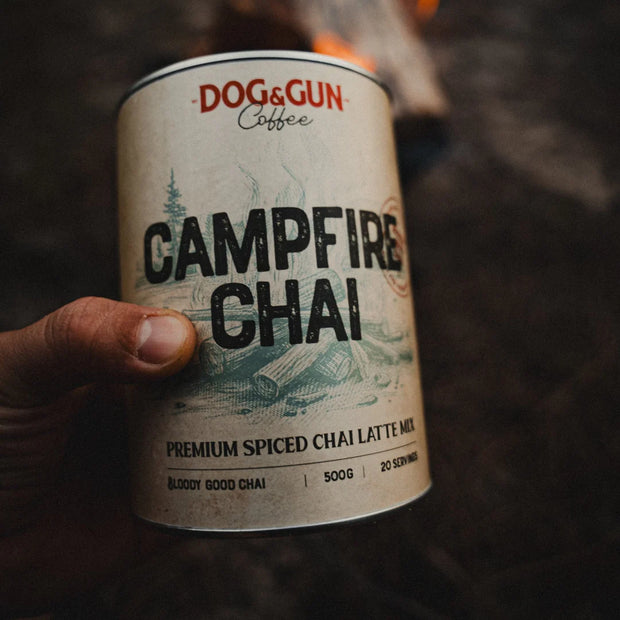 Dog & Gun Campfire Chai Tin