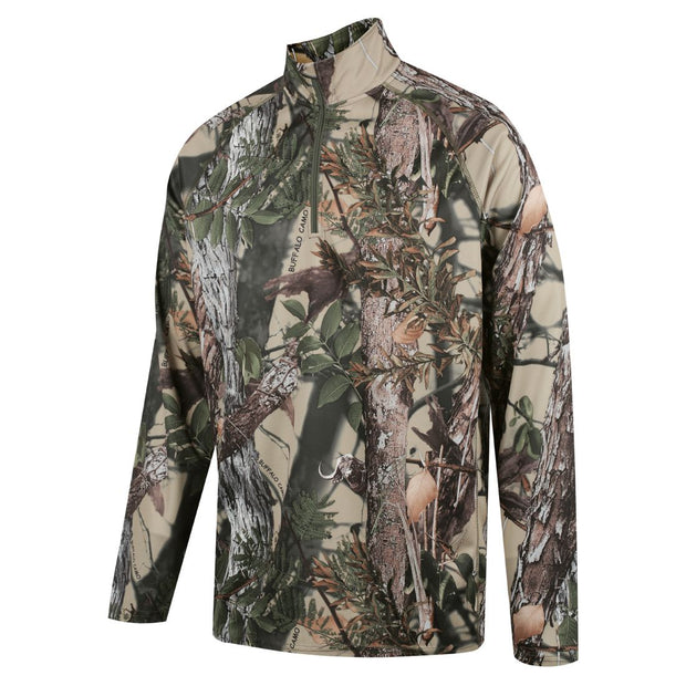 Ridgeline Mens Whanau LS Zip Top