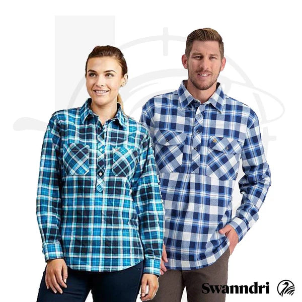 Swanndri Half Button Egmont Twin Pack