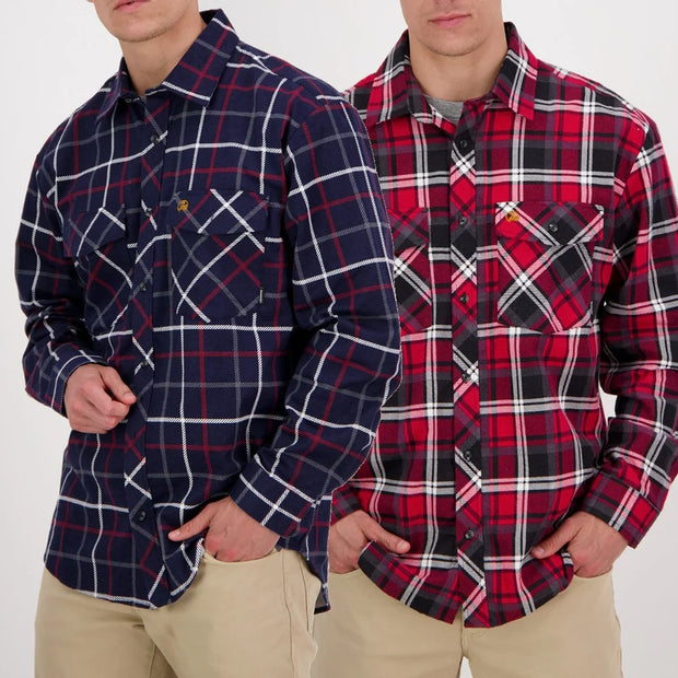 Swanndri Full Button Egmont Twin Pack