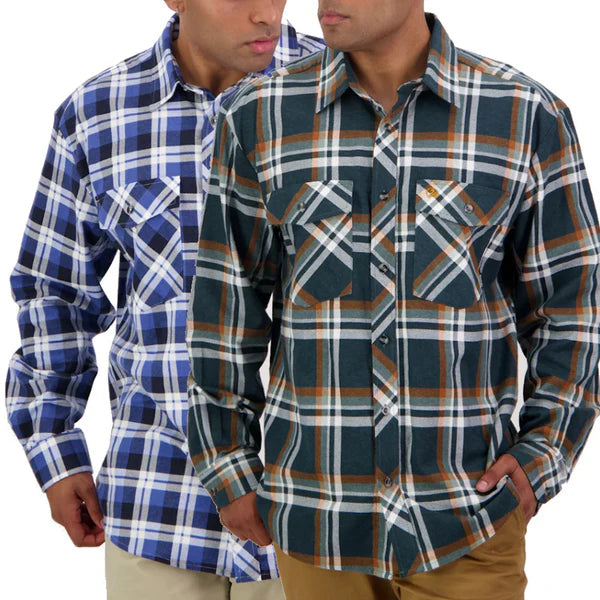 Swanndri Full Button Egmont Twin Pack