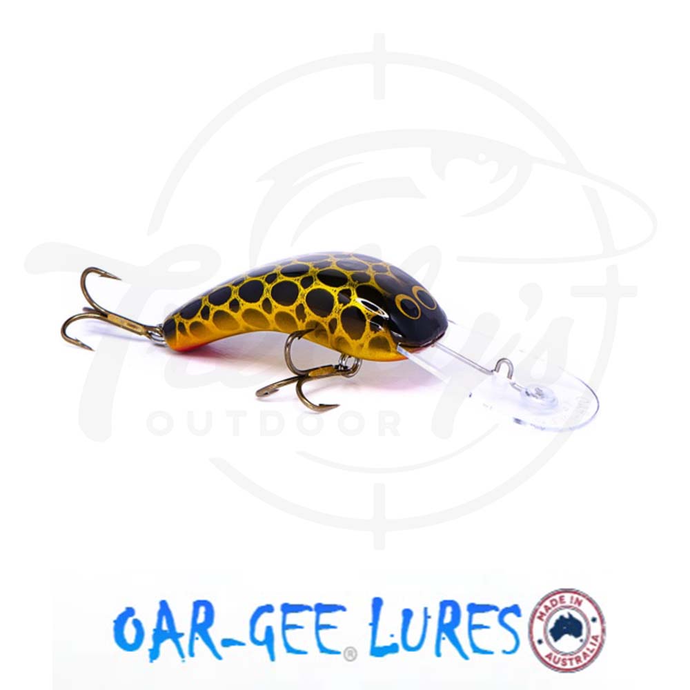 Oar-Gee Pee-Wee Hard Body Lure 75mm Gold Frog
