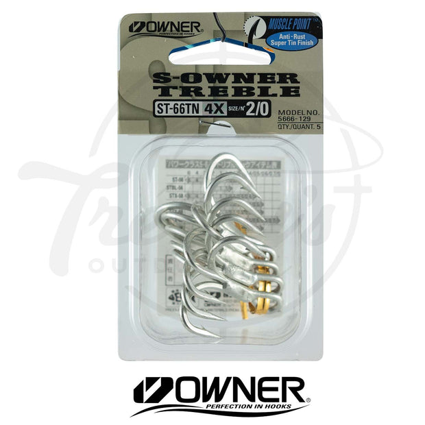 Owner ST-66TN Treble Fishing Hook