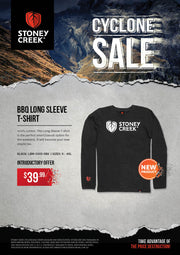 Stoney Creek Mens BBQ Long Sleeve Tee