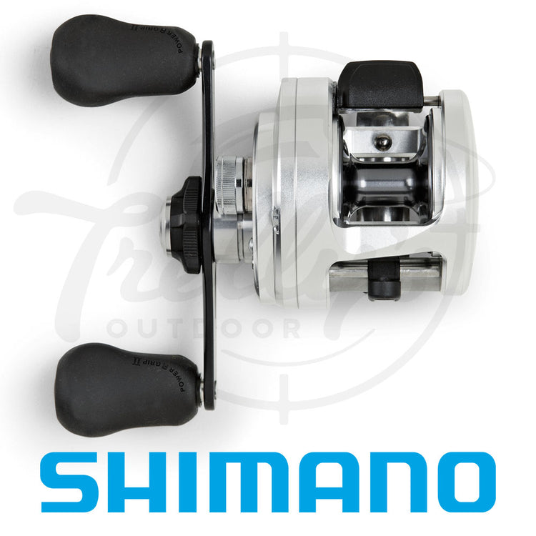 ［てんちゃん］SHIMANO CALCUTTA 200 Shimano Calcutta 200 Right Handle old reel silver color reel body