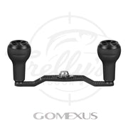 Gomexus Carbon Swept Handle TPE Knob for Daiwa Reels