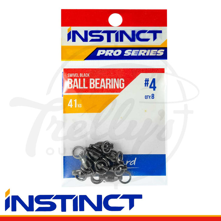 Instinct Pro Black Ball Bearing Fishing Swivel