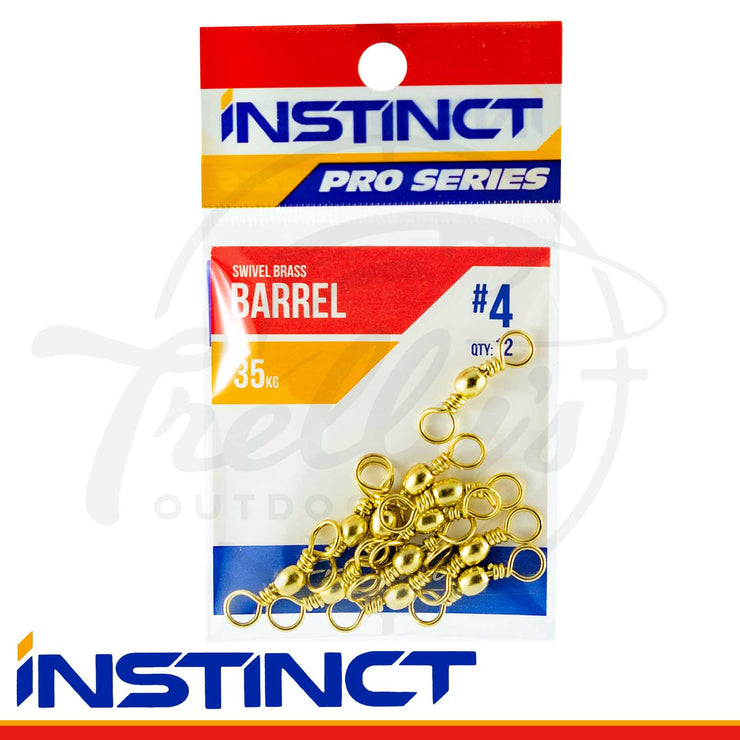 Instinct Pro Brass Barrel Fishing Swivel