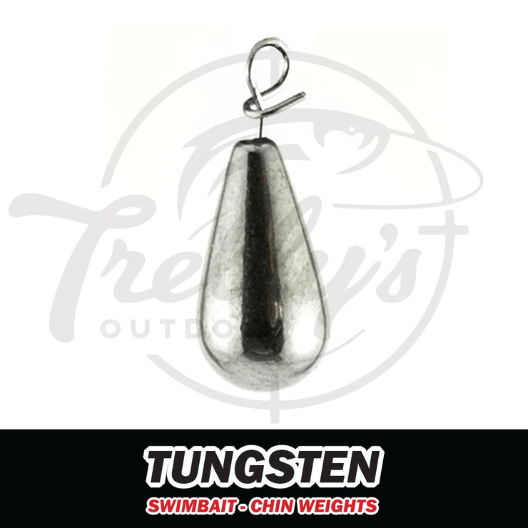 Tungsten Swimbait Chin Weights 4 Pack