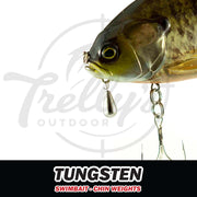 Tungsten Swimbait Chin Weights 4 Pack